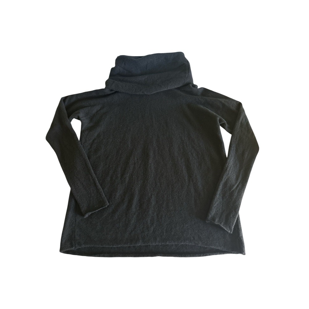 Vince Womens 100% Cashmere Turtleneck Pullover Sweater Black Long Sleeve Size XS
